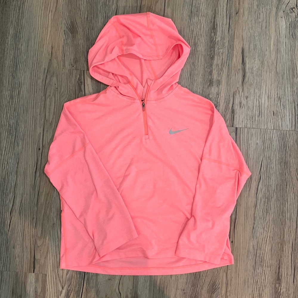Nope running pink crop top sweater excellent condition